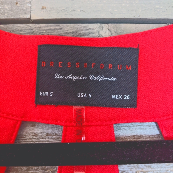 Dress Forum California Cage Back Little Red Dress - Picture 4 of 8